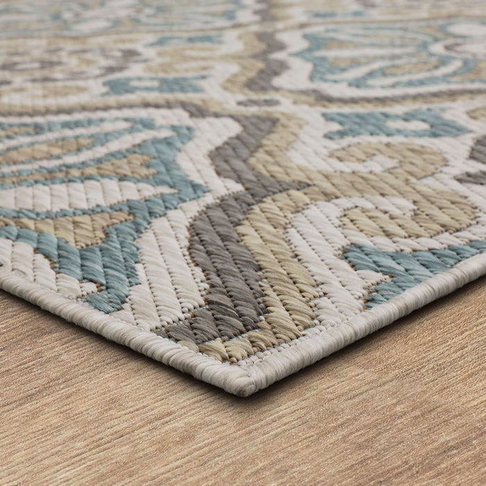 Jackson Tile Cool Grey Area Rug