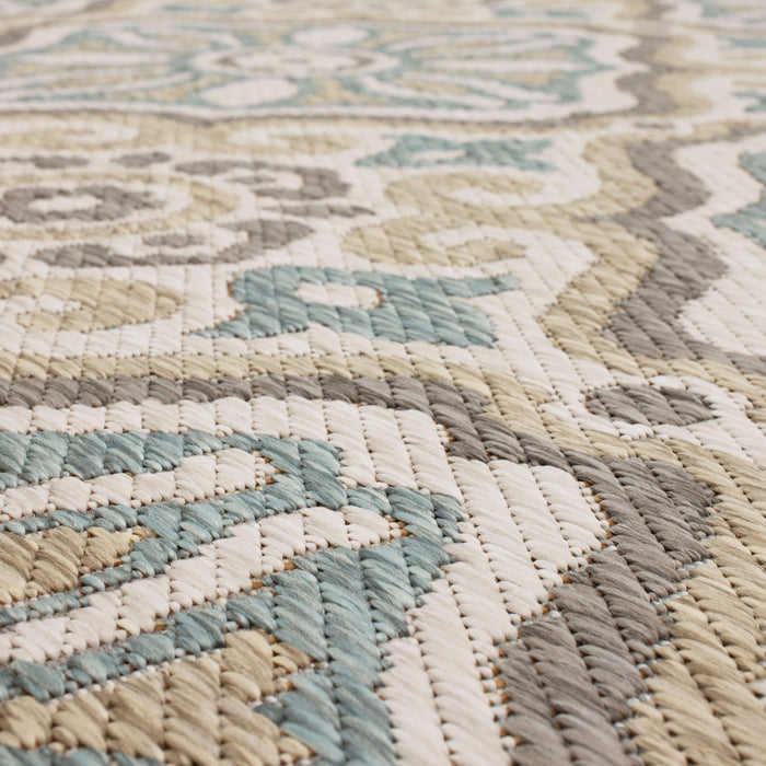 Jackson Tile Cool Grey Area Rug