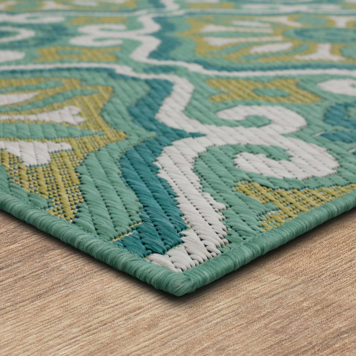 Jackson Tile Aqua Area Rug