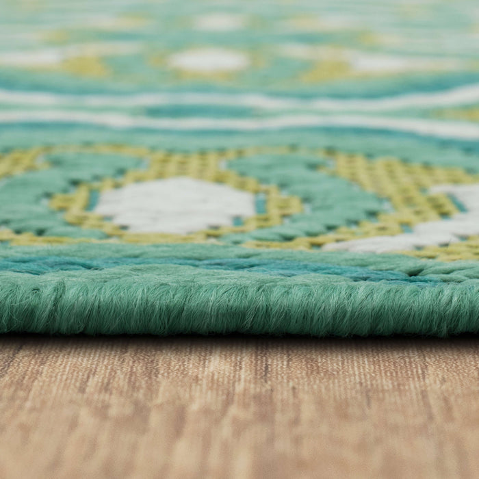 Jackson Tile Aqua Area Rug
