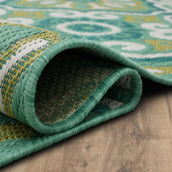 Jackson Tile Aqua Area Rug