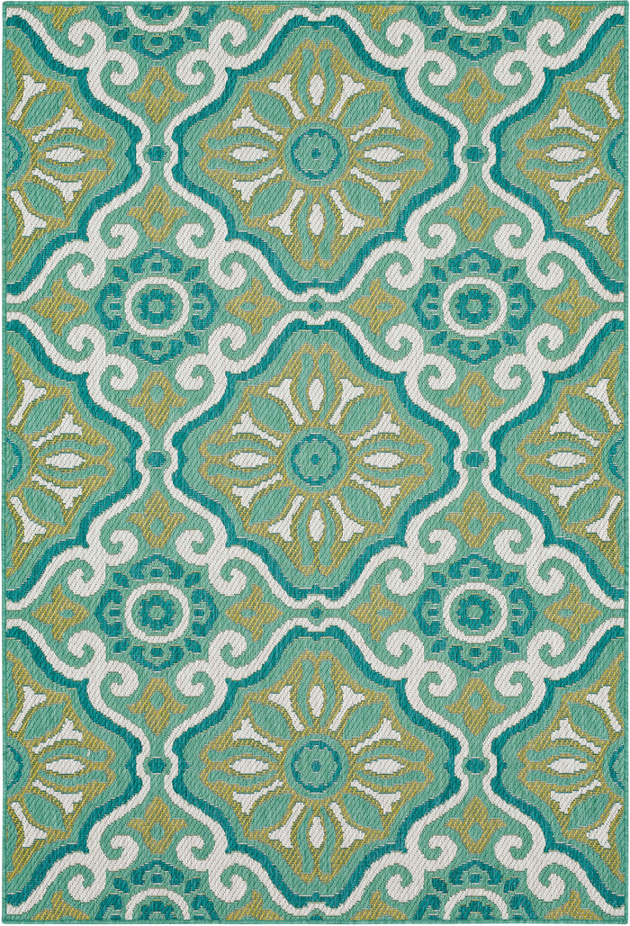 Jackson Tile Aqua Area Rug