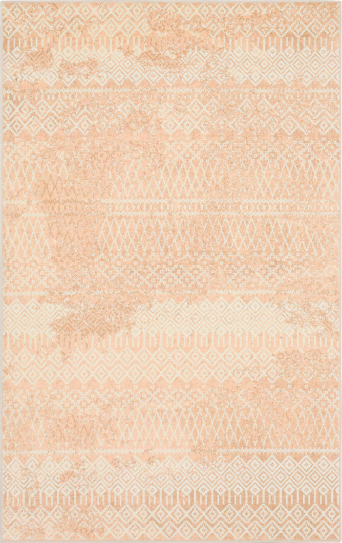 Technicolor Quemado Blush Area Rug