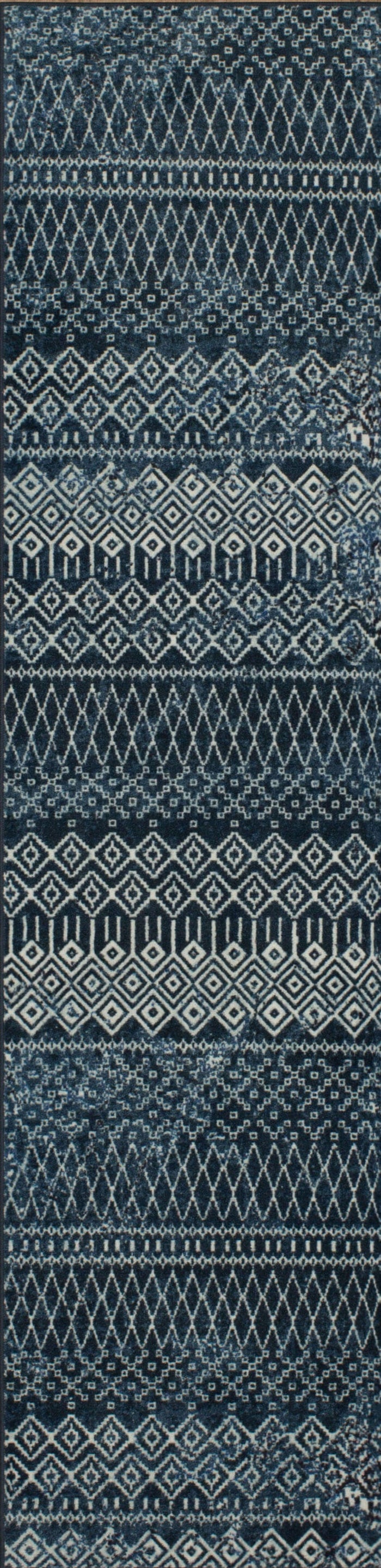 Technicolor Quemado Denim Area Rug