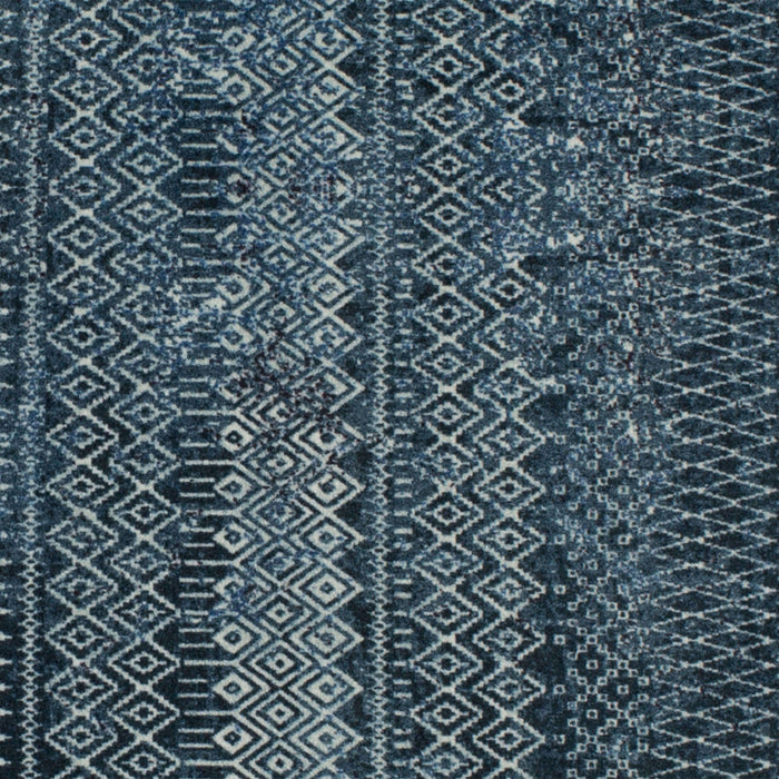 Technicolor Quemado Denim Area Rug