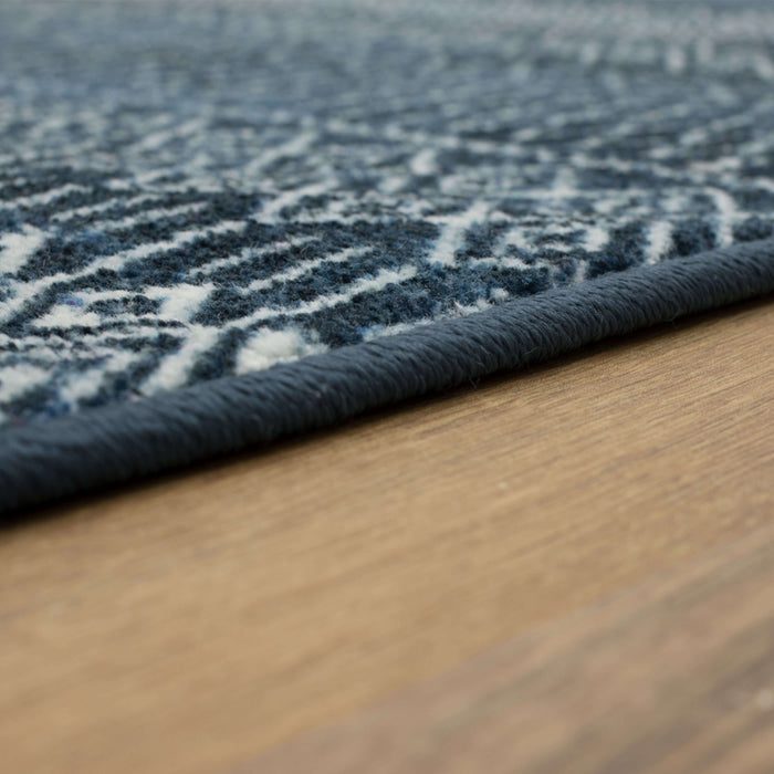 Technicolor Quemado Denim Area Rug