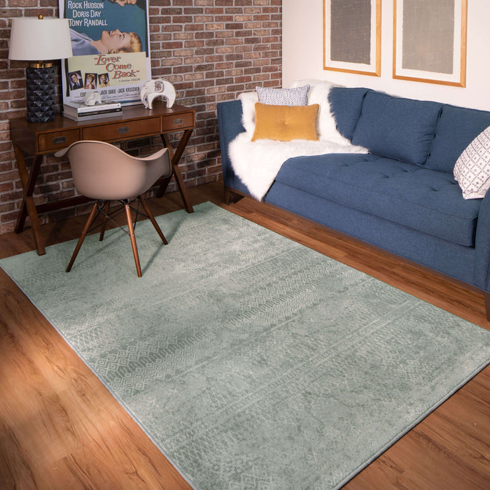 Technicolor Quemado Neutral Area Rug