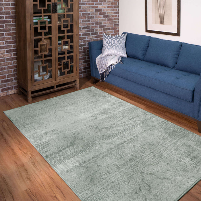 Technicolor Quemado Neutral Area Rug