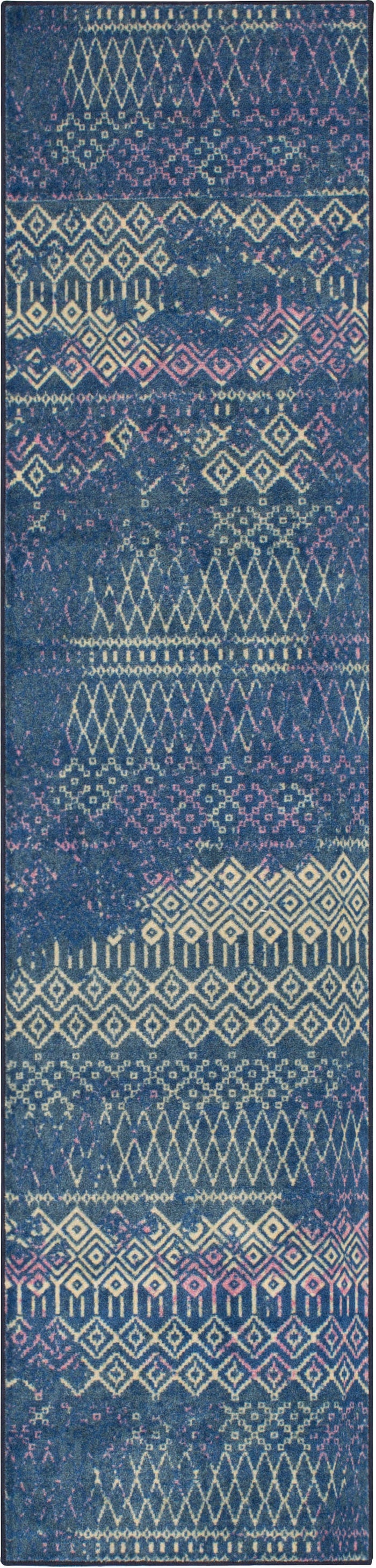 Technicolor Quemado Purple Area Rug