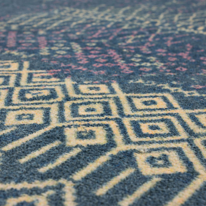 Technicolor Quemado Purple Area Rug