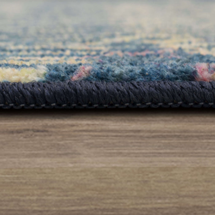 Technicolor Quemado Purple Area Rug