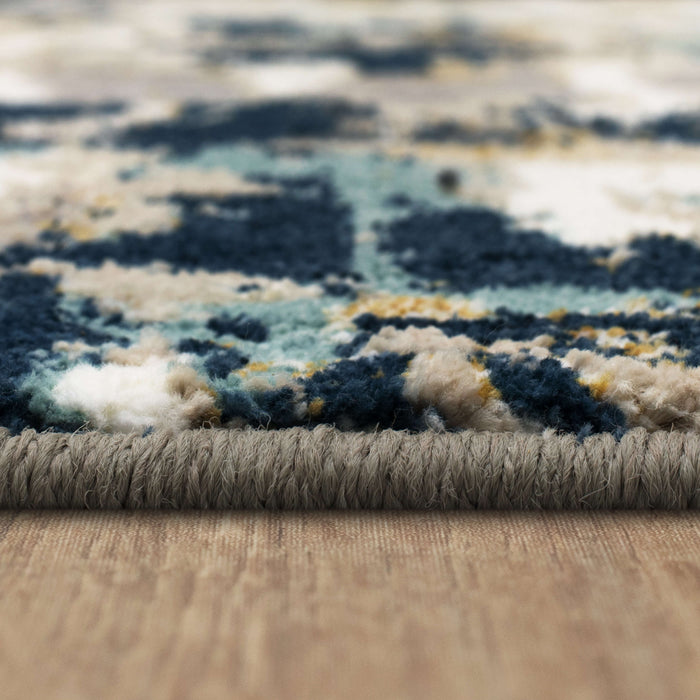 Karastan Vanguard Provenance Majolica Blue by Drew & Jonathan Home