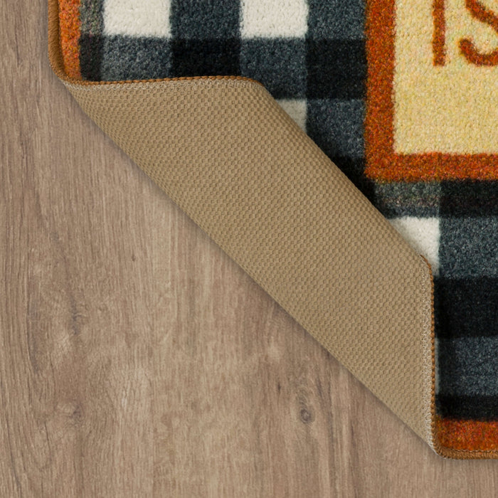 Nice Pumpkin Spice Tan Accent Rug
