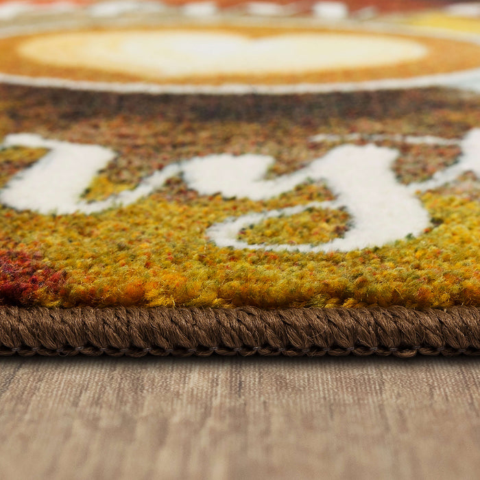 Pumpkin Spice Multi Accent Rug