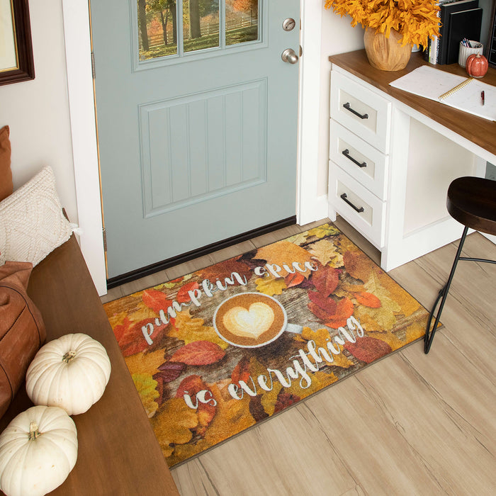 Pumpkin Spice Multi Accent Rug