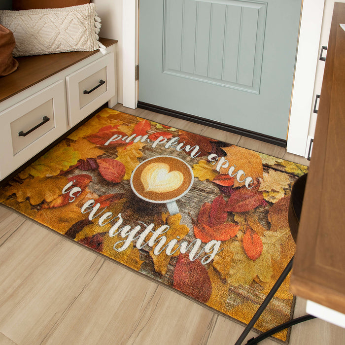 Pumpkin Spice Multi Accent Rug