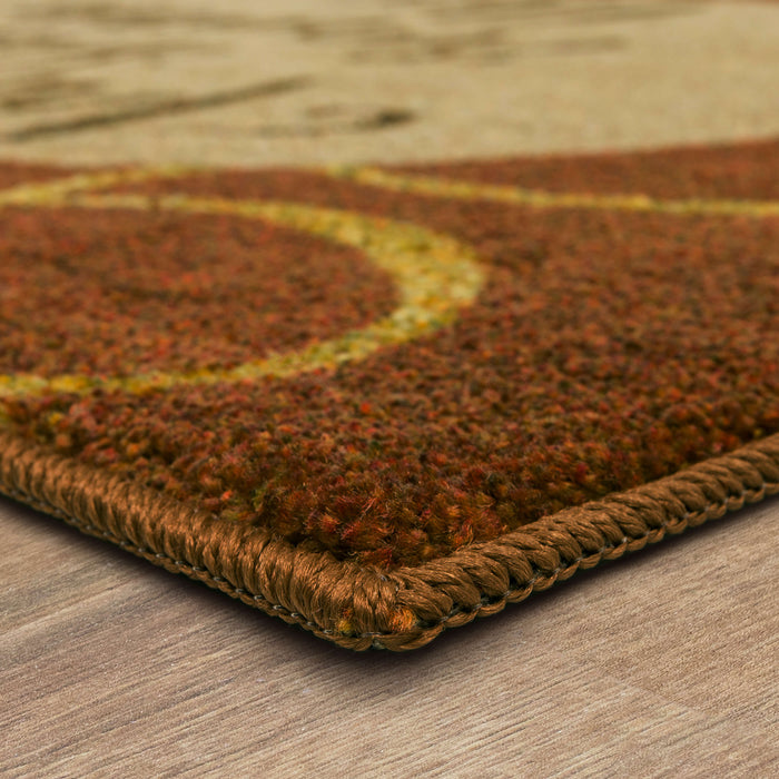 Pumpkin Spice Everything Nice Orange Accent Rug