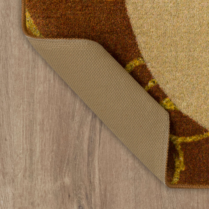 Pumpkin Spice Everything Nice Orange Accent Rug