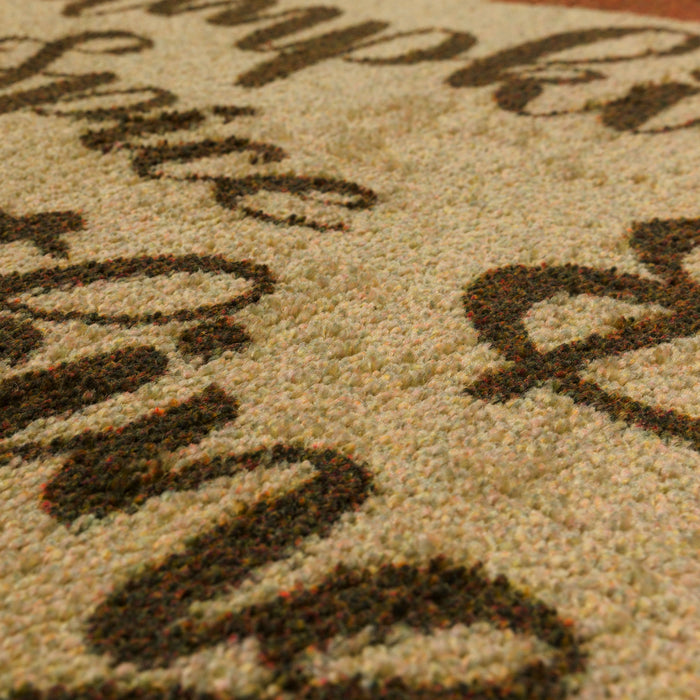 Pumpkin Spice Everything Nice Orange Accent Rug