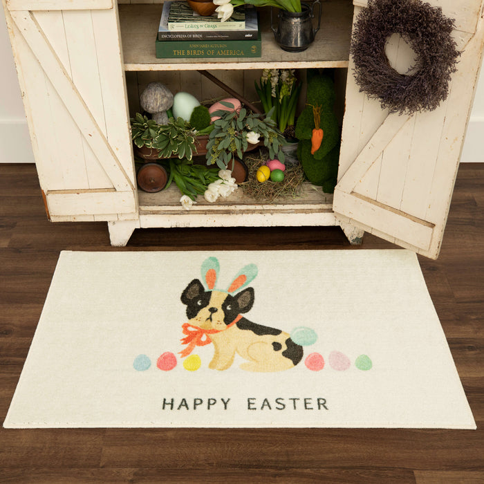 Easter Puppy White Mat