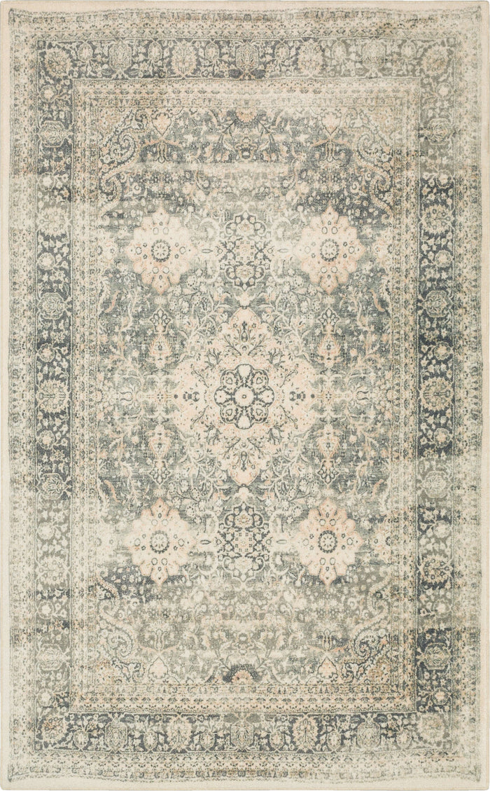 Technicolor Quinton Grey Area Rug