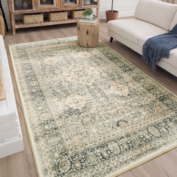 Technicolor Quinton Grey Area Rug