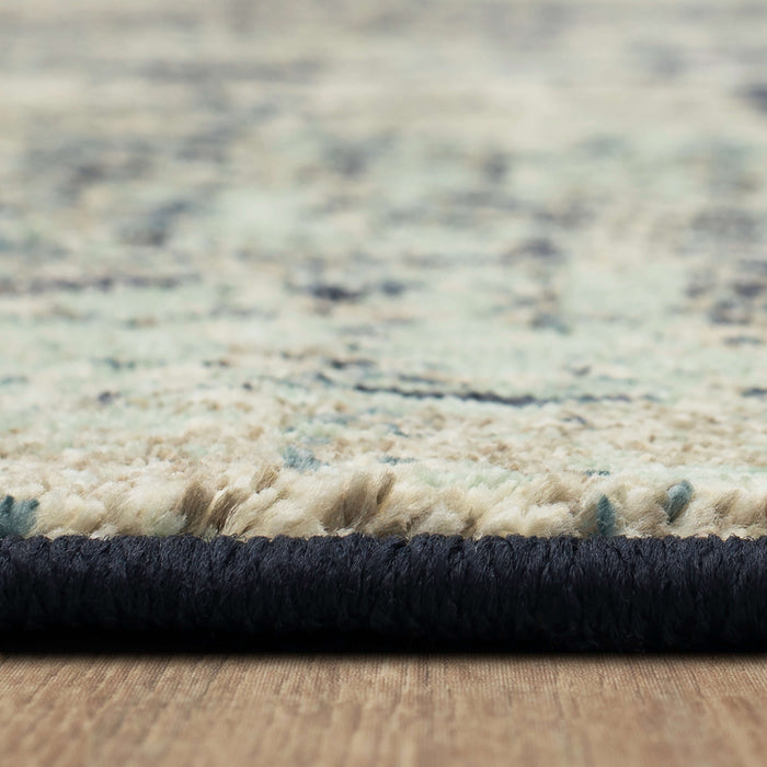 Karastan Elements Runic Indigo Area Rug