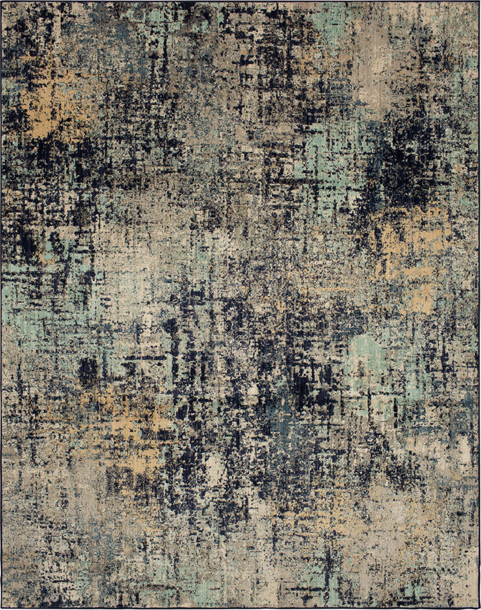 Karastan Elements Runic Indigo Area Rug