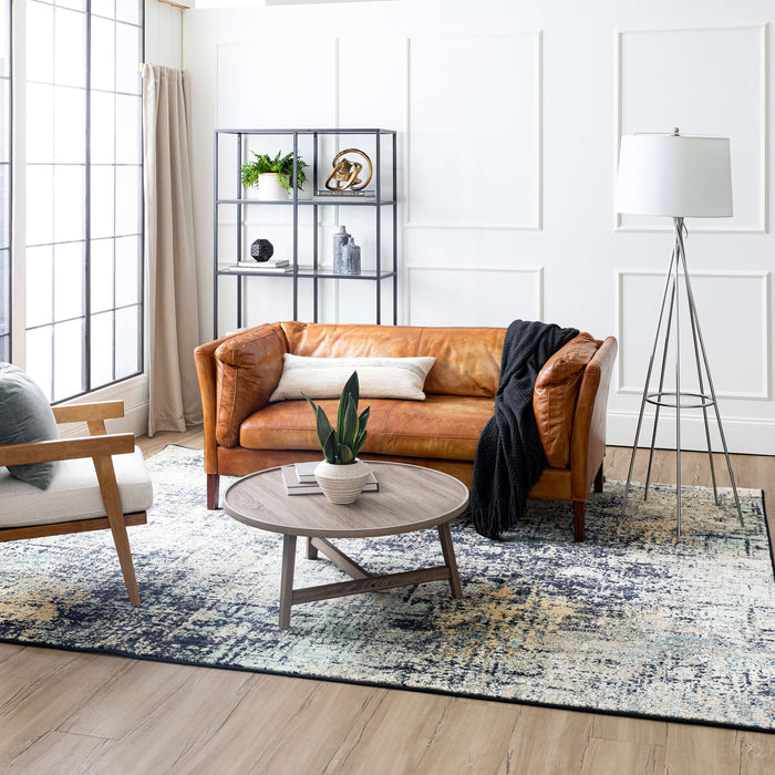 Karastan Elements Runic Indigo Area Rug