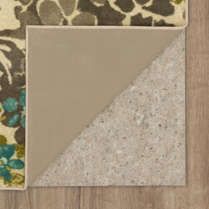 Lucia Floral Blue & Green Area Rug