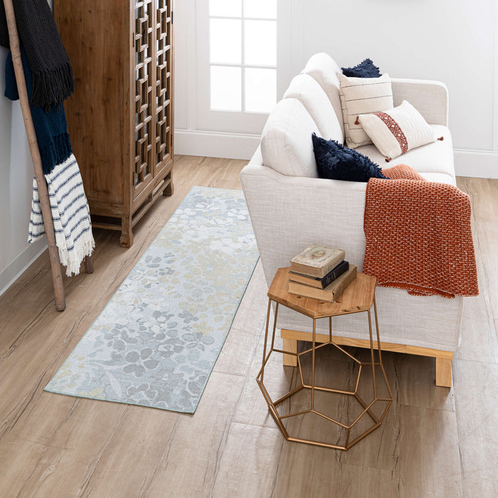 Technicolor Lucia Floral Tan Area Rug