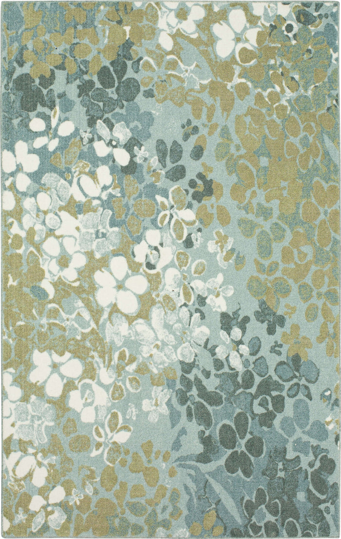 Technicolor Lucia Floral Tan Area Rug