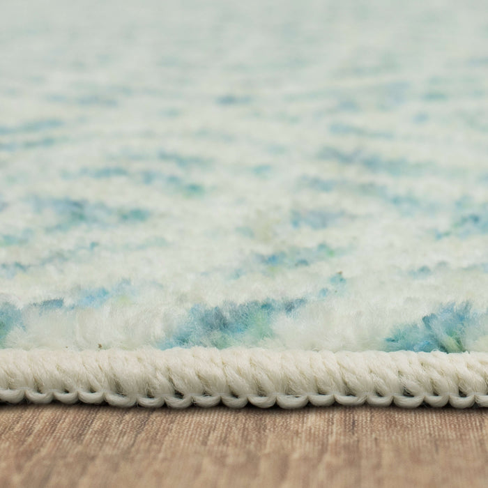 Technicolor Renard Aqua Area Rug
