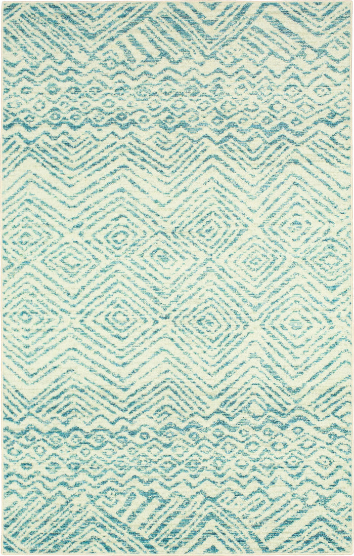 Technicolor Renard Aqua Area Rug
