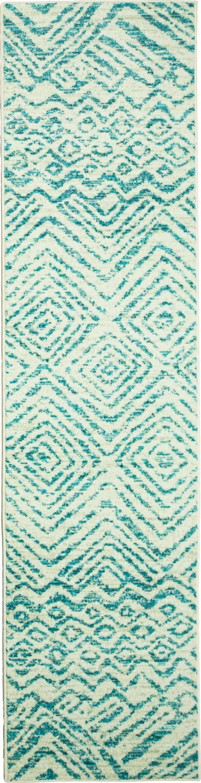 Technicolor Renard Aqua Area Rug