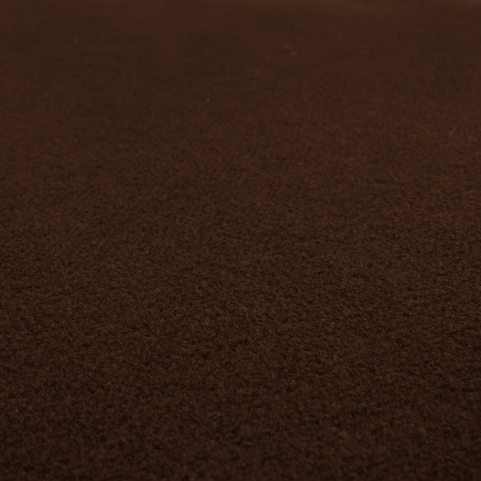Ribbed Needle Punch Chocolate Area Rug
