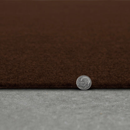 Ribbed Needle Punch Chocolate Area Rug