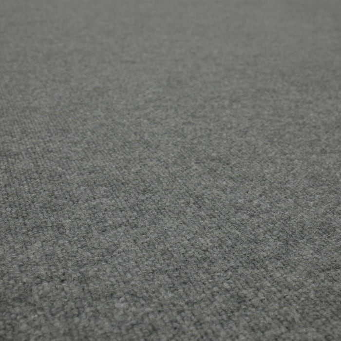 Ribbed Needle Punch Smoke Area Rug