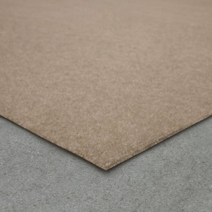 Ribbed Needle Punch Taupe Area Rug