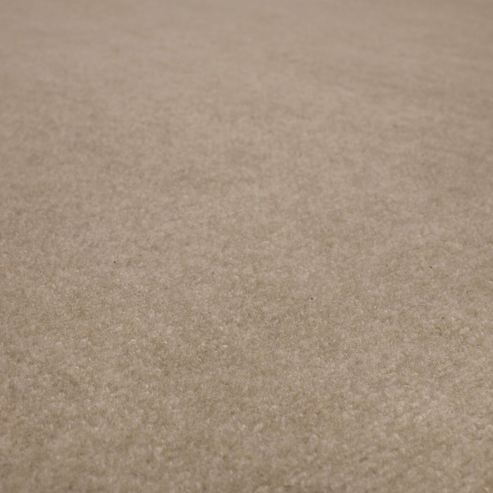 Ribbed Needle Punch Taupe Area Rug