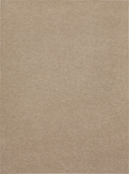 Ribbed Needle Punch Taupe Area Rug