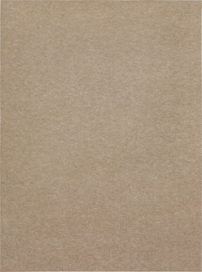 Ribbed Needle Punch Taupe Area Rug