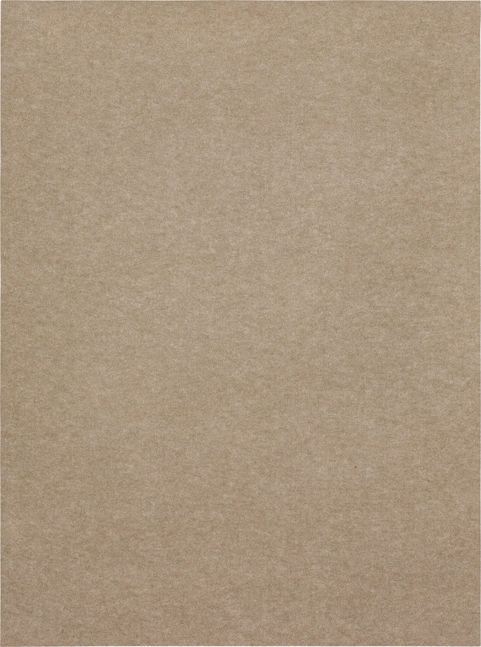 Ribbed Needle Punch Taupe Area Rug