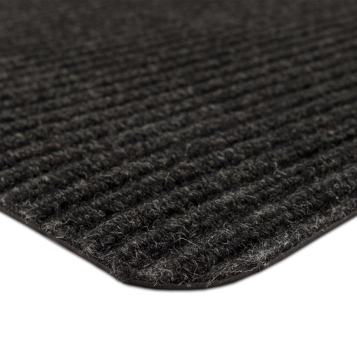 Charcoal Ribbed Utility Mat