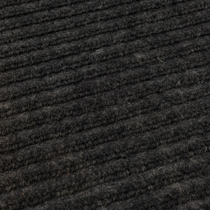 Charcoal Ribbed Utility Mat