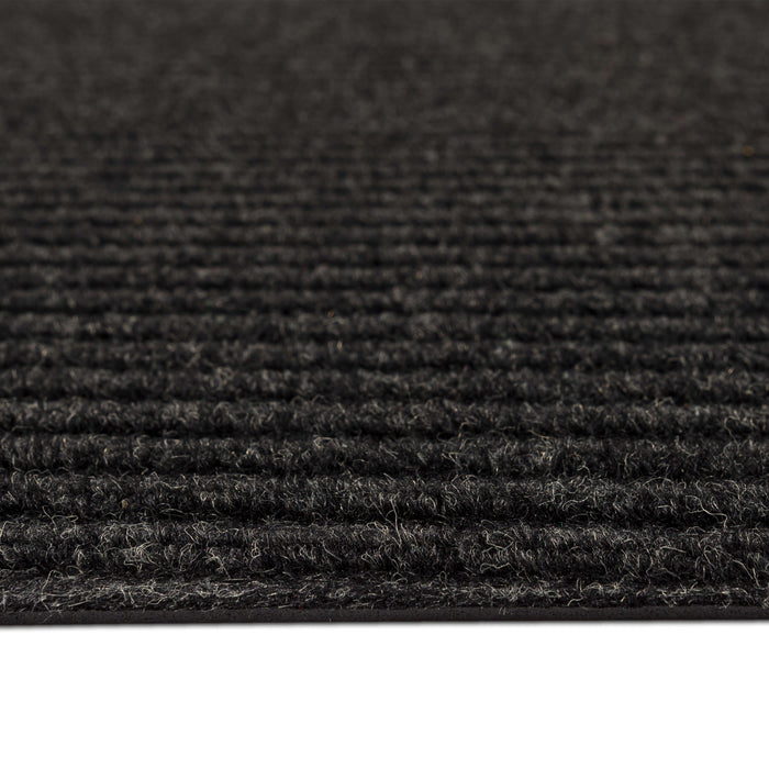 Charcoal Ribbed Utility Mat