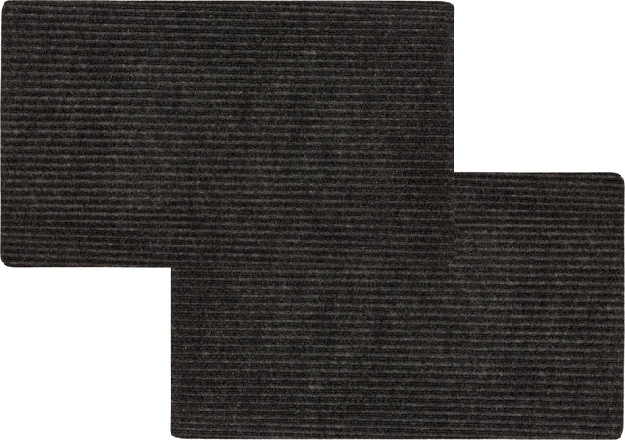 Charcoal Ribbed Utility Mat
