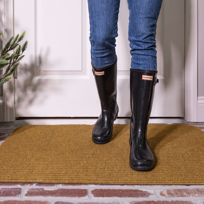Tan Ribbed Utility Mat