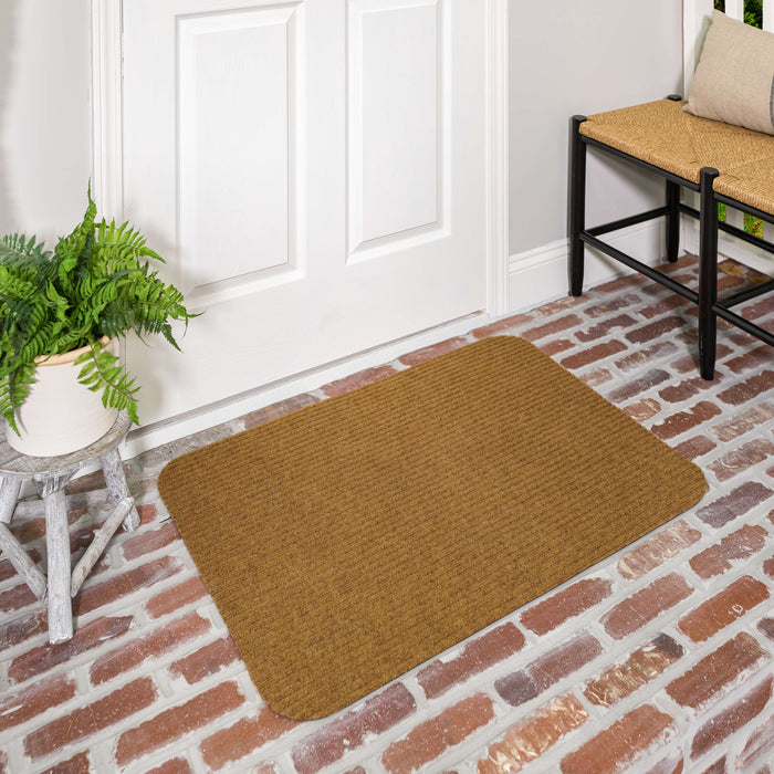 Tan Ribbed Utility Mat