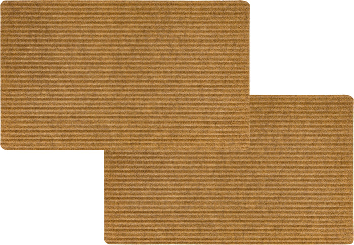 Tan Ribbed Utility Mat